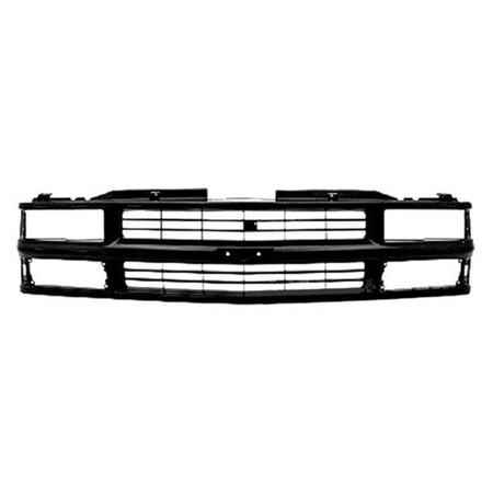 Geared2Golf Grille with Compact Type Headlamp for 1994-2002 Chevy C-K Pickup, Black GE1828684